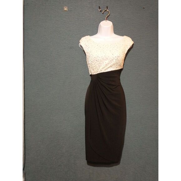 Beautiful connected apparel faux wrap dress 6 - Picture 2 of 9